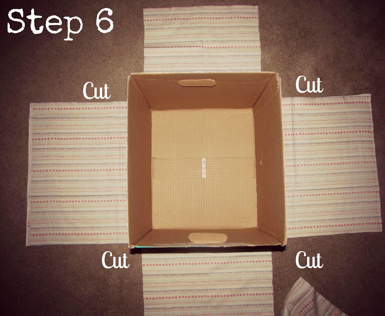 Little Mudpies Fabric Covered Diaper Box