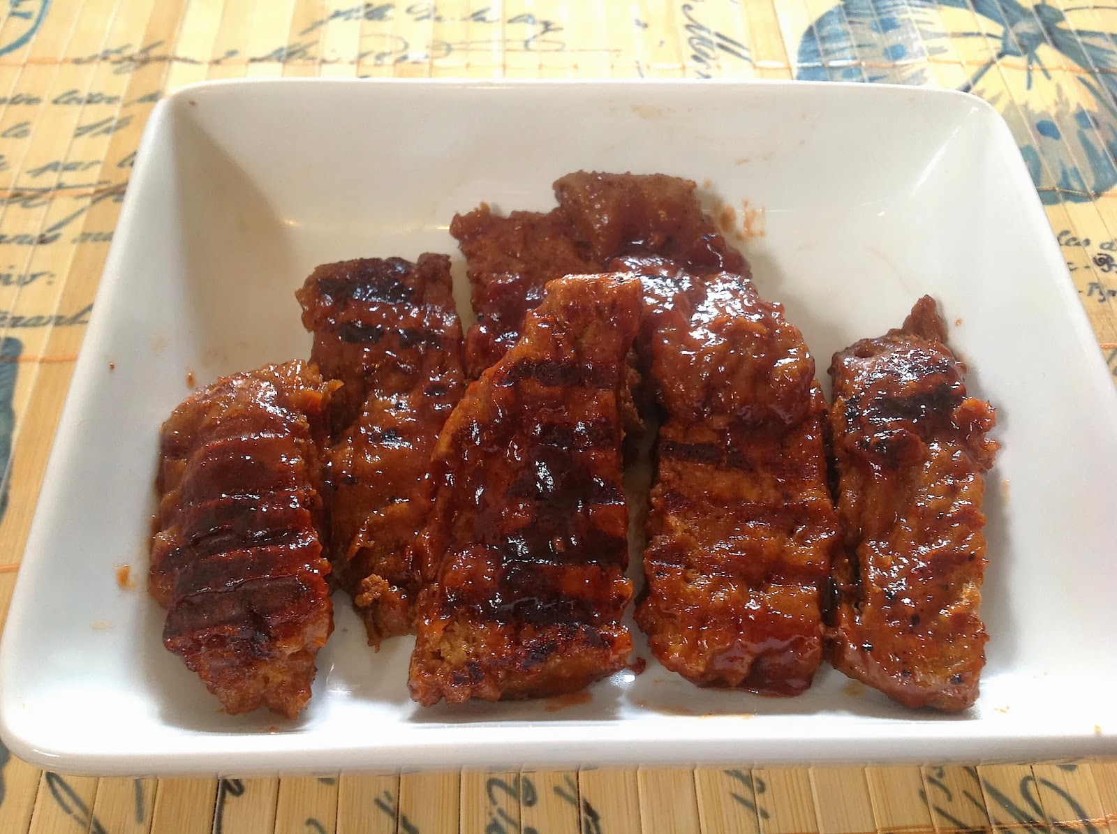 Sarah's Plantry Raid Finger Licking Good...Seitan BBQ Ribs
