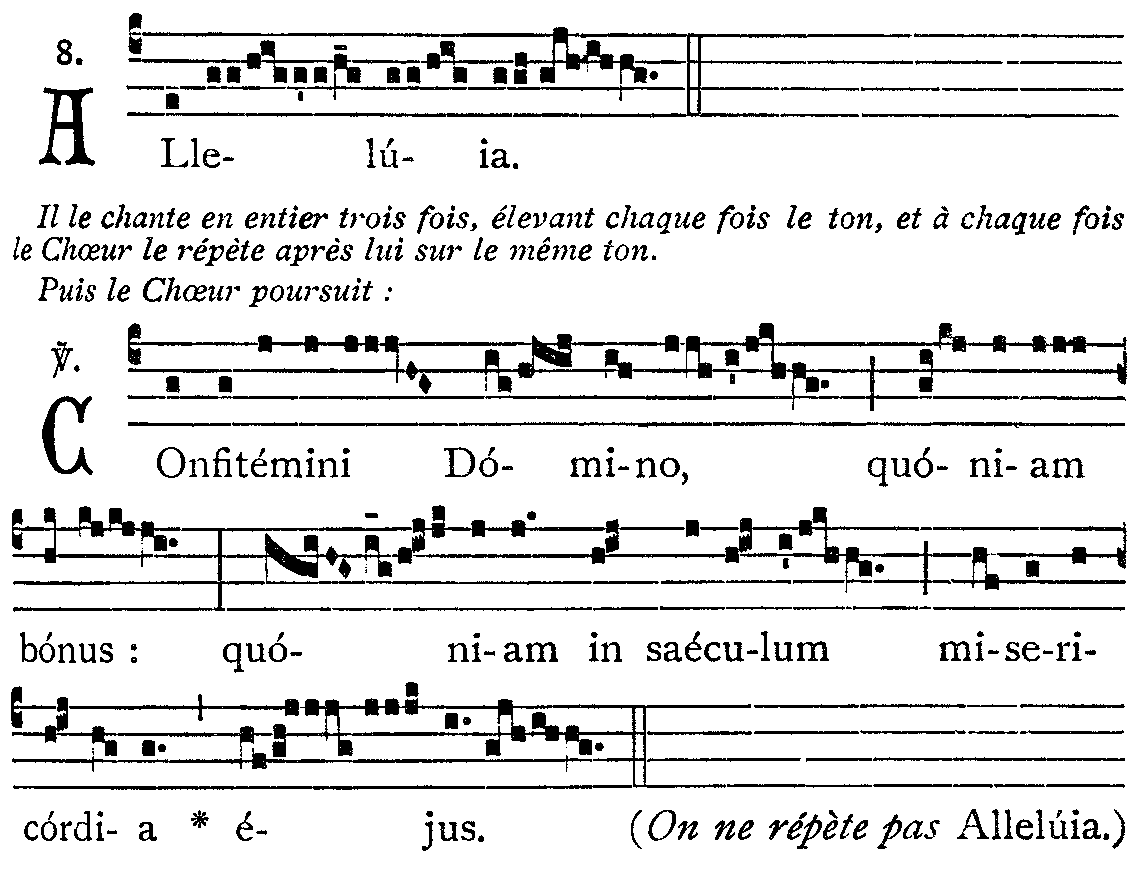 chantblog The Easter Vigil Alleluia!