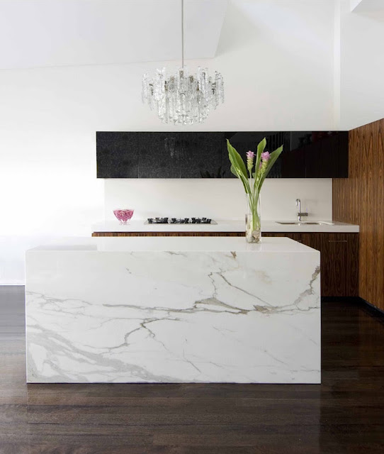 marble and granite kitchen