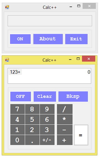 Calc++ V1.0