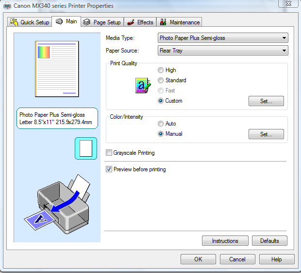Sweetly Scrapped Printing out embellishments Check your printer settings