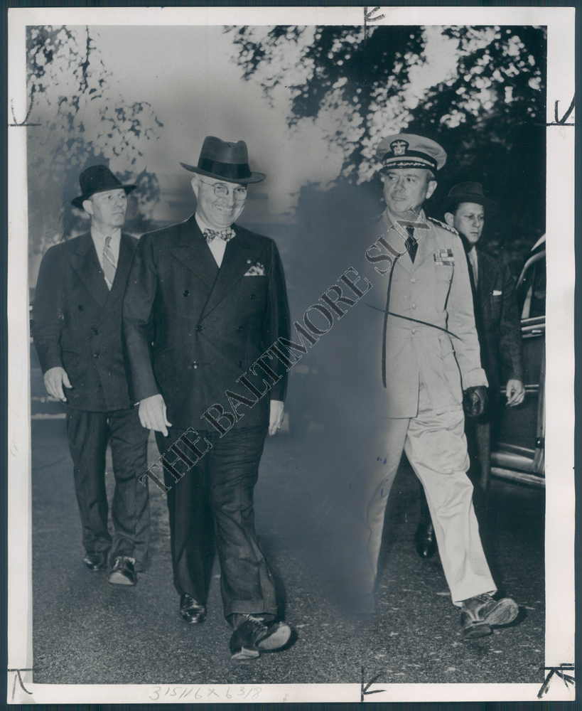 SAIC George Drescher with President Truman