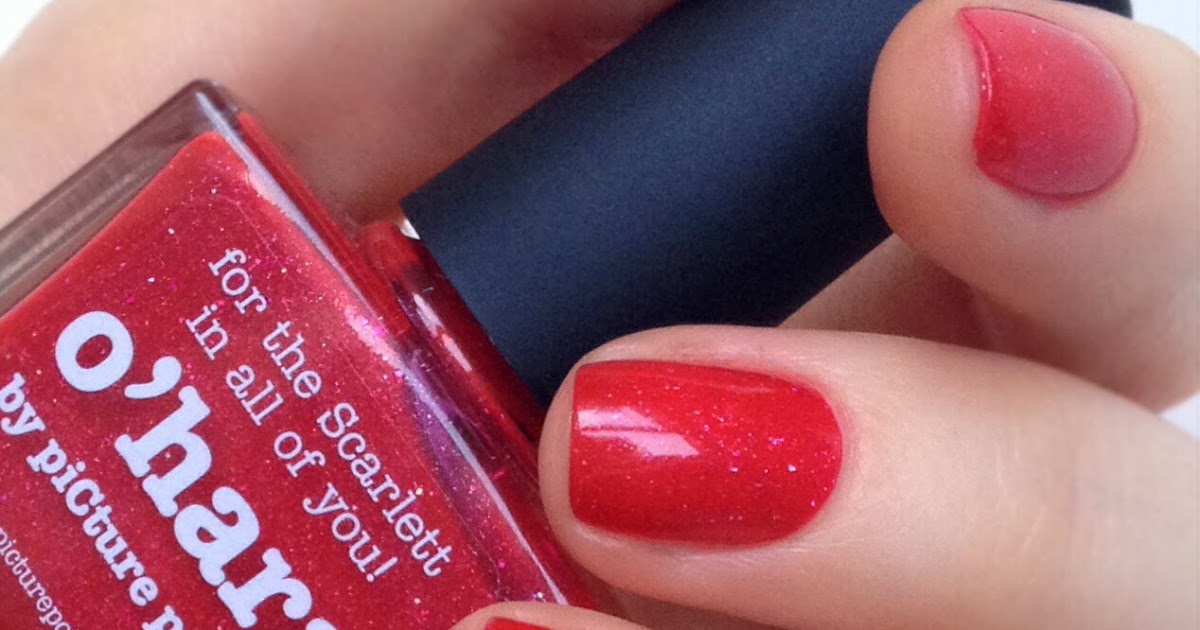 Nail Escapades Picture Polish O'Hara // Candy Cane Nails