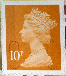 10p Machin definitive in litho from Wm Morris PSB.