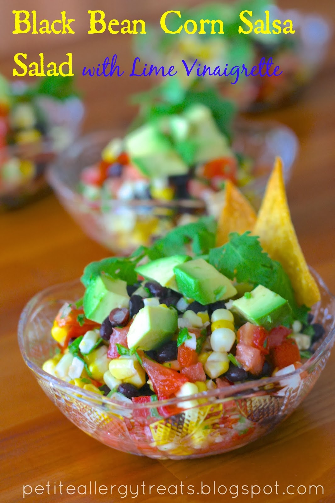 Gluten Free Black Bean Corn Salsa Salad Petite Allergy Treats