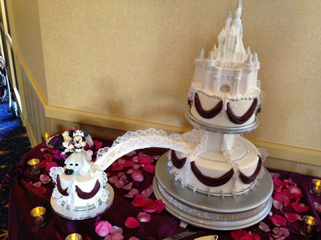 Disneyland Wedding - Bridge to Happiness Cake