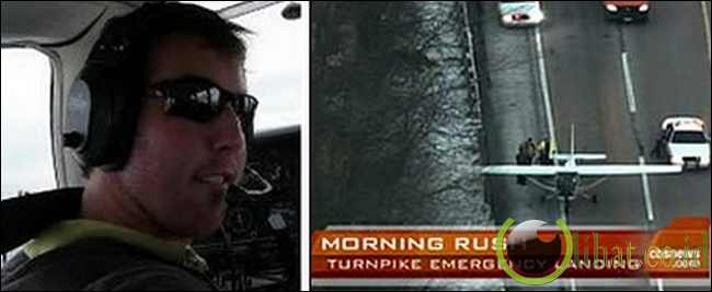 Pilot yang Mendarat di Jalan Tol Pilot yang Mendarat di Jalan Tol