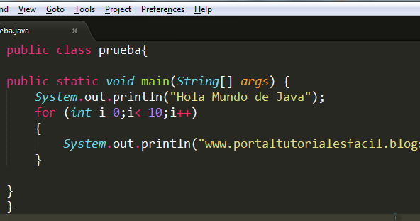 Portal Tutoriales: Compilación de Java en Sublime text 3
