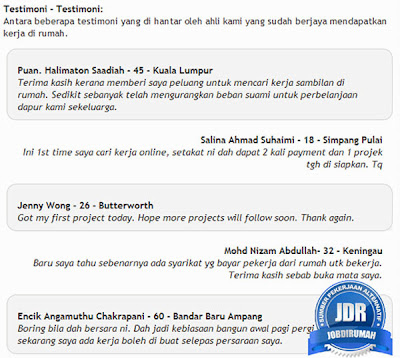 Testimonial Jobdirumah