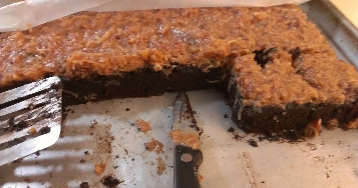 A Day in the Life Crack German Dark Chocolate Cake (presumably with