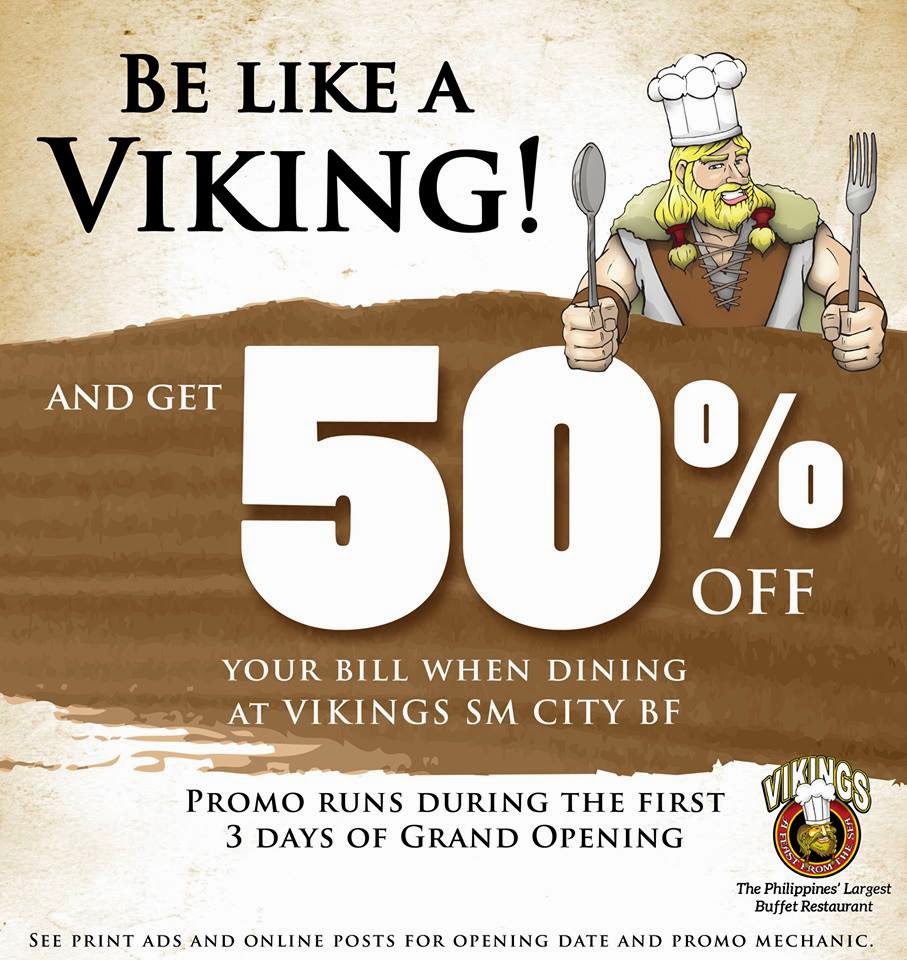 Manila Shopper Vikings SMBF Opening Promo Jan 23Feb 6 2015