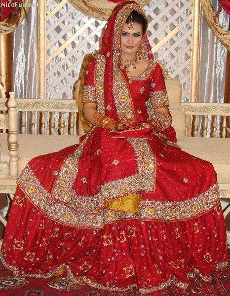 Indian and Pakistani Bridal Mehndi Dress Designs