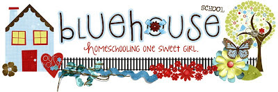 Blue House School - Homeschooling one sweet girl!