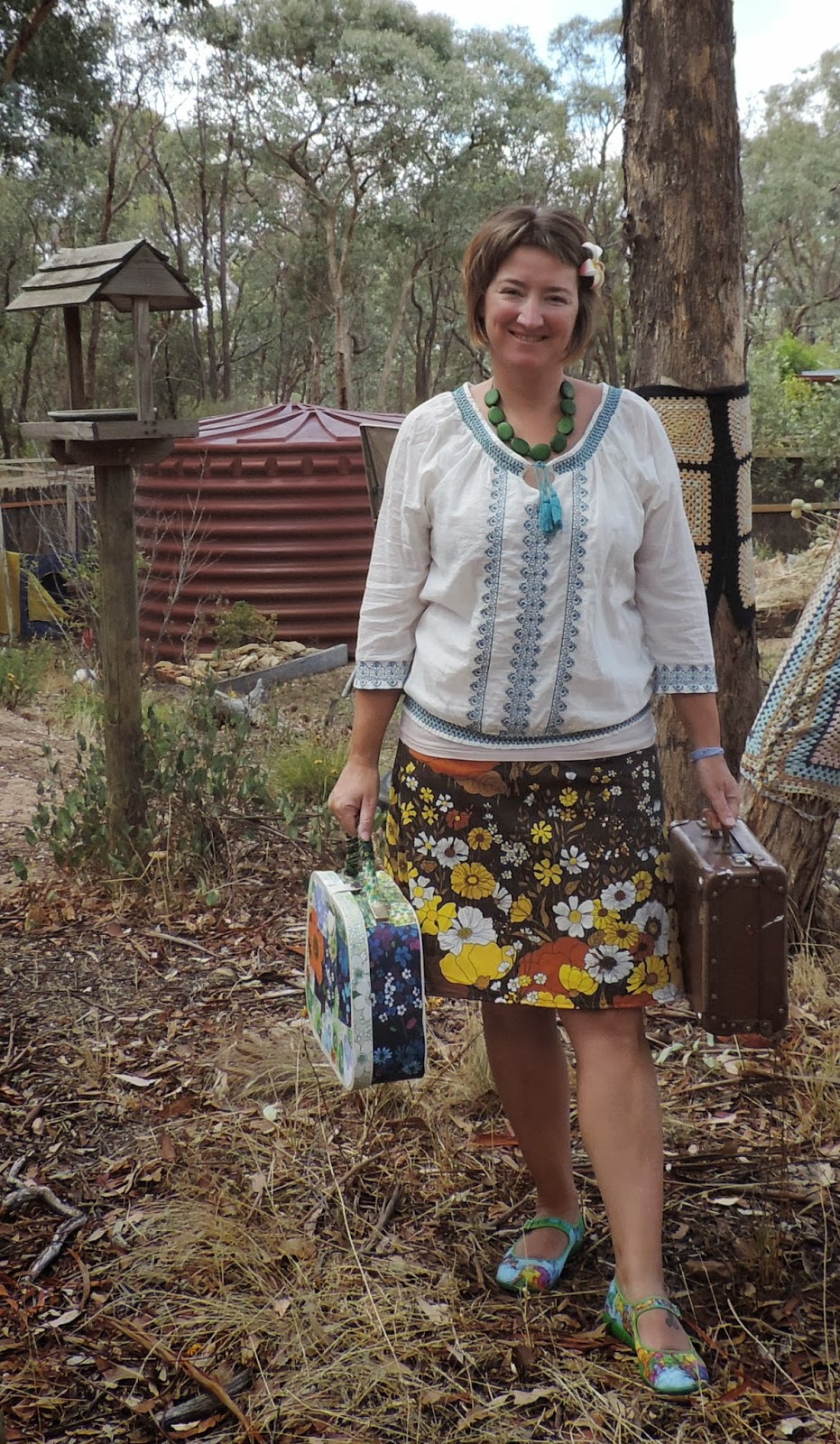 Refashion Coop Curtain skirt