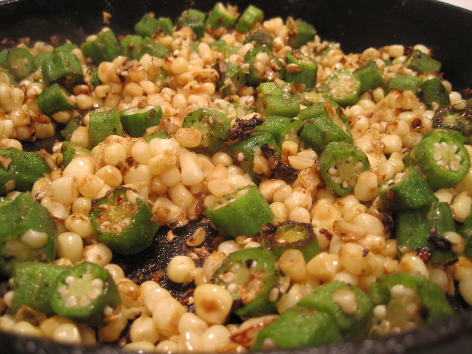 Corcoran Street Kitchen Okra and Corn Saute