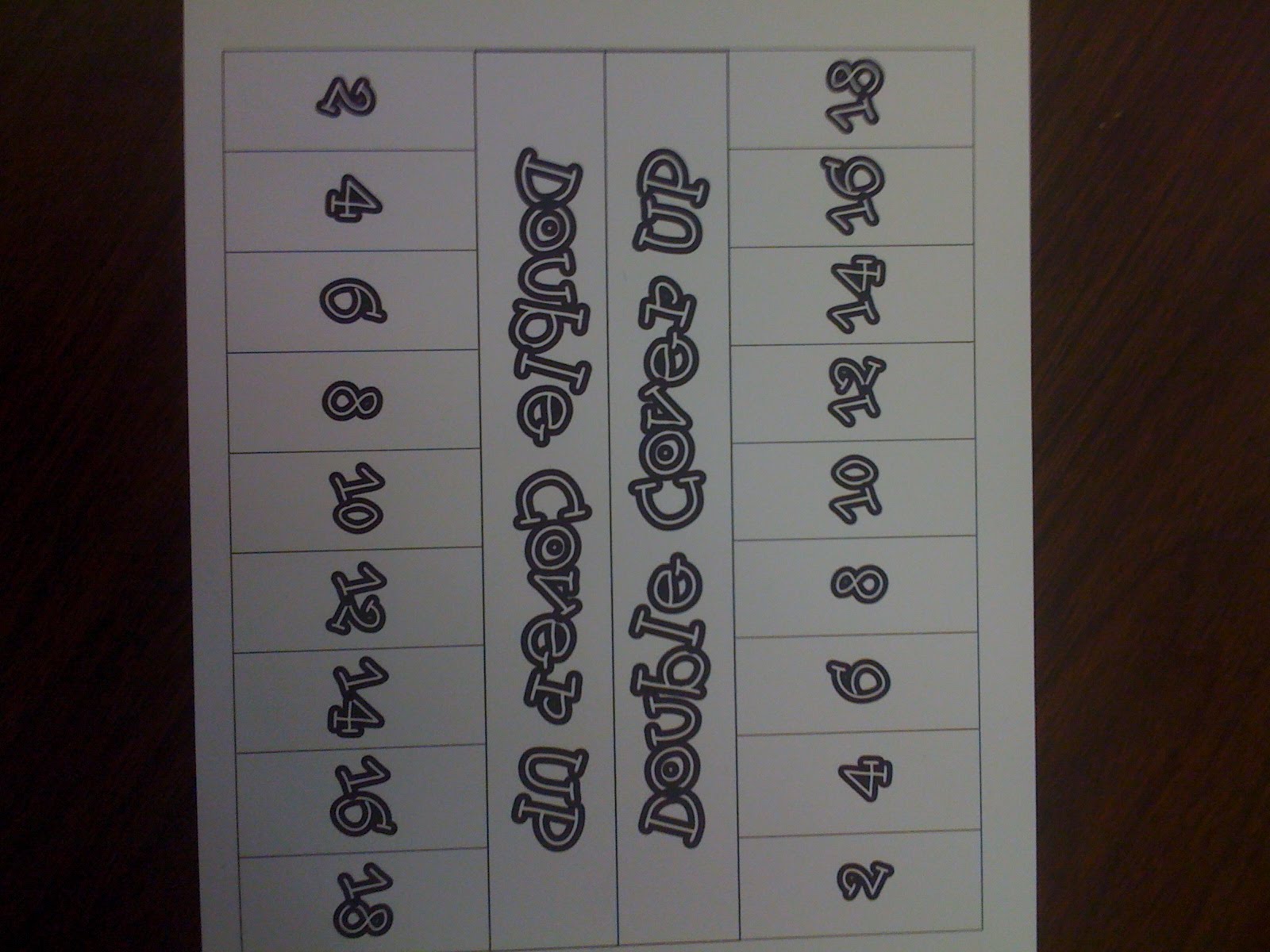 Crayon Bits a first grade blog Double Cover Up