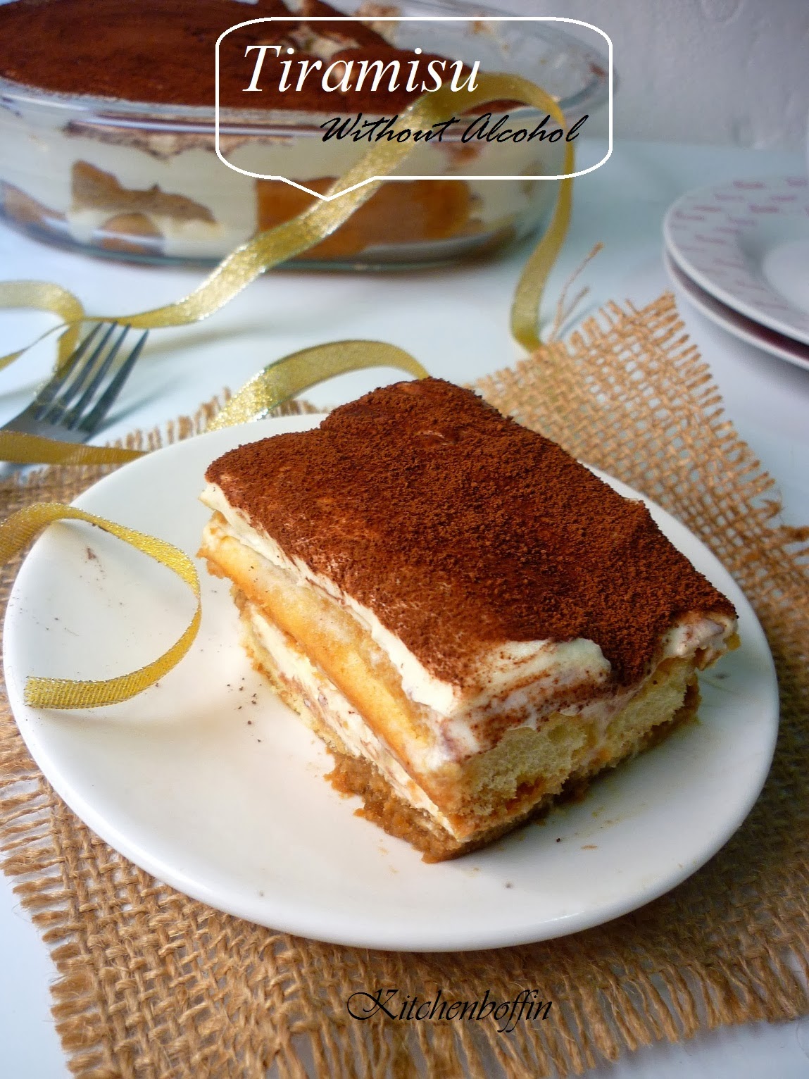 Kitchen Boffin Tiramisu without Alcohol