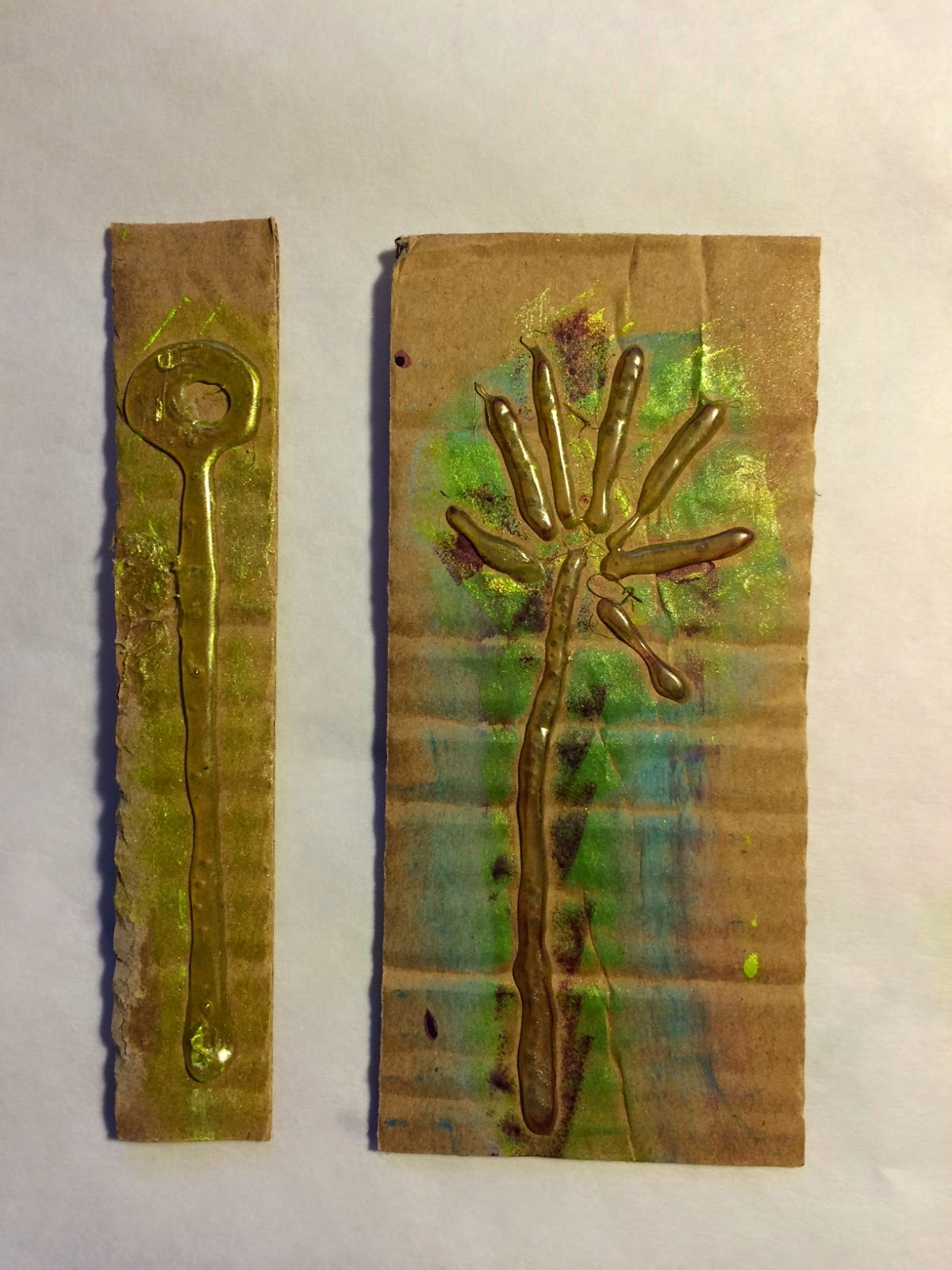 PaperTraders Art Hot Glue Gun Stamps Tutorial