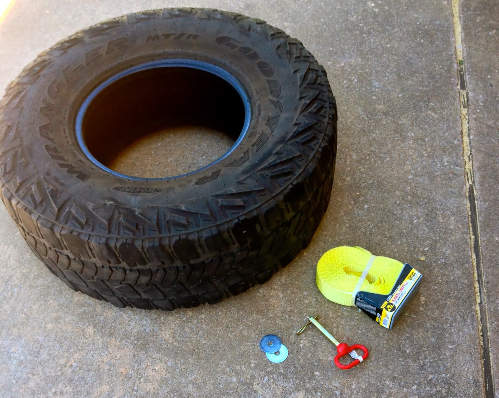 Mind Body and Bike DIYTire Drag/Sled to Build Strength