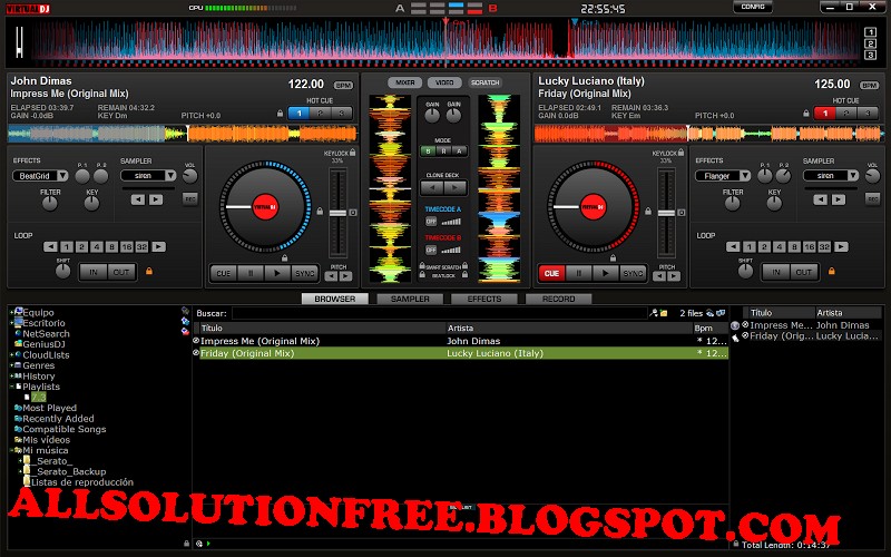 Atomix virtualdj v5.1 full incl crack 100 working