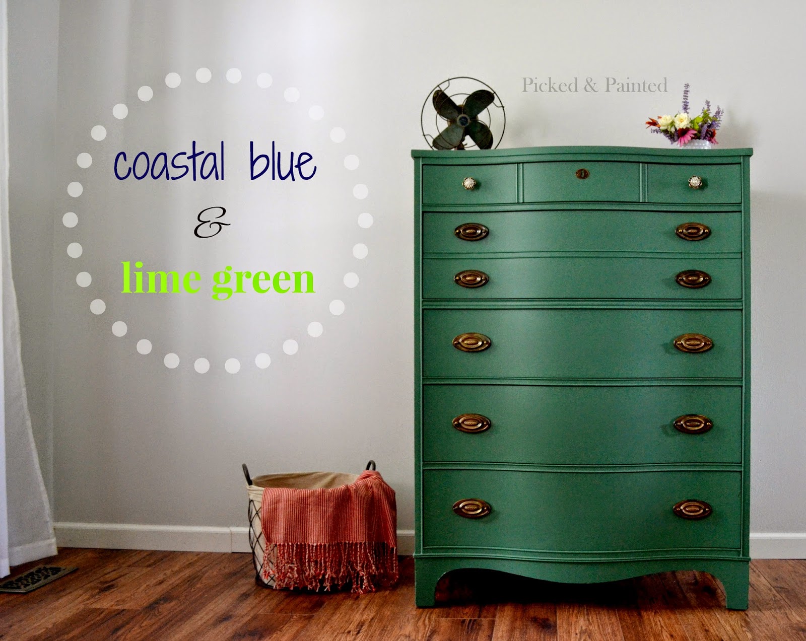 Helen Nichole Designs When Coastal Blue Lime Green Come Together