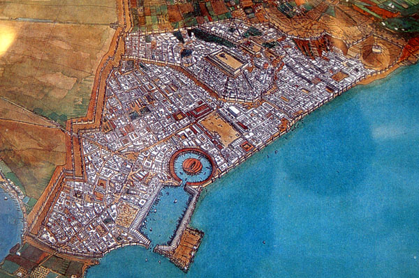 Ancient Carthage City Map Old Maps, Expeditions And Explorations: Roman Carthage