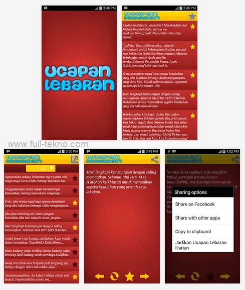 Aplikasi Kata Mutiara dan Gift Eid Mubarrok Ucapan Lebaran