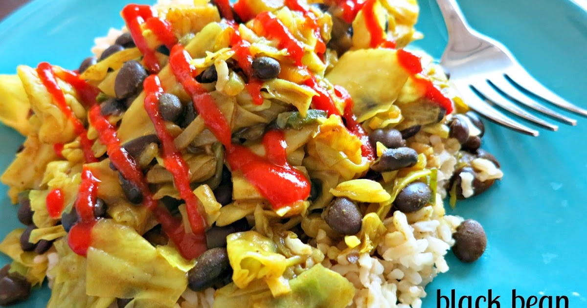 The Healthy Sooner Black Bean Cabbage Curry