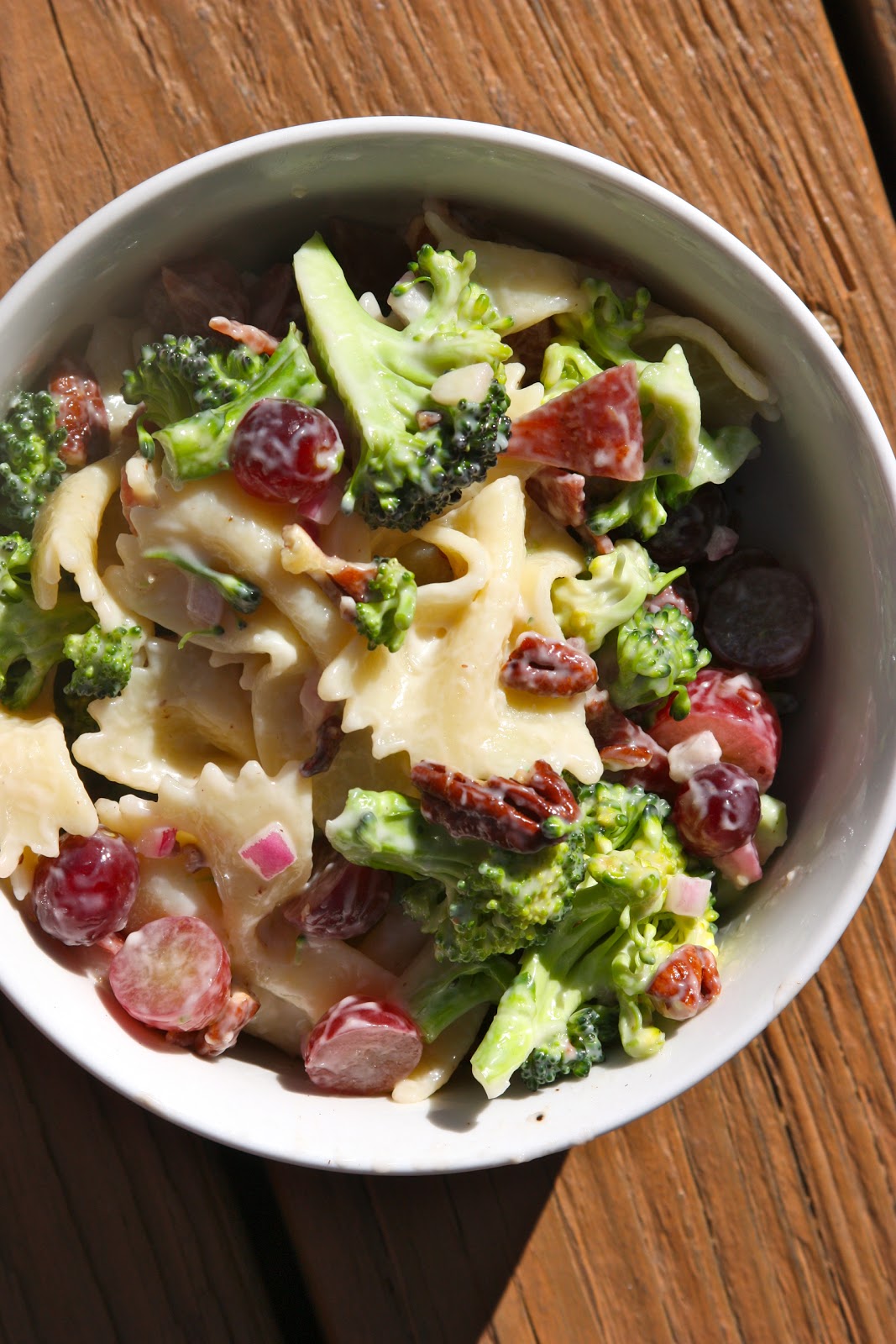 My Recipe Box Broccoli, Grape, and Pasta Salad