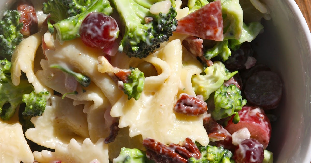 My Recipe Box Broccoli, Grape, and Pasta Salad