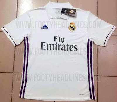 Real Madrid 2016-17 Home Jersey