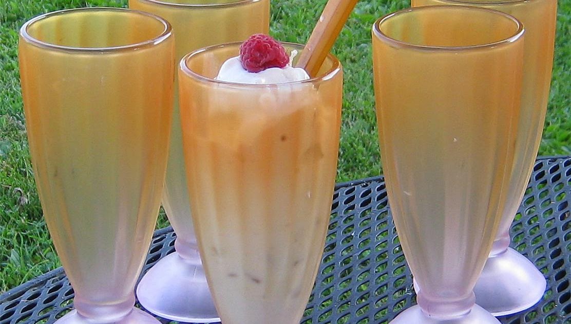 Lavender Garden Cottage Vintage 50's Ice Cream Soda Glasses