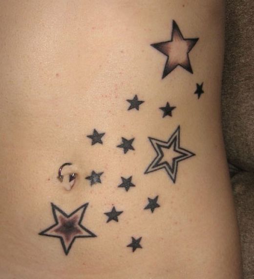 Star Tattoo designs For Girls