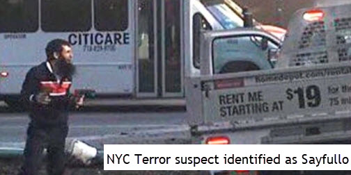 New York City Terror suspect identified as Sayfullo Saipov