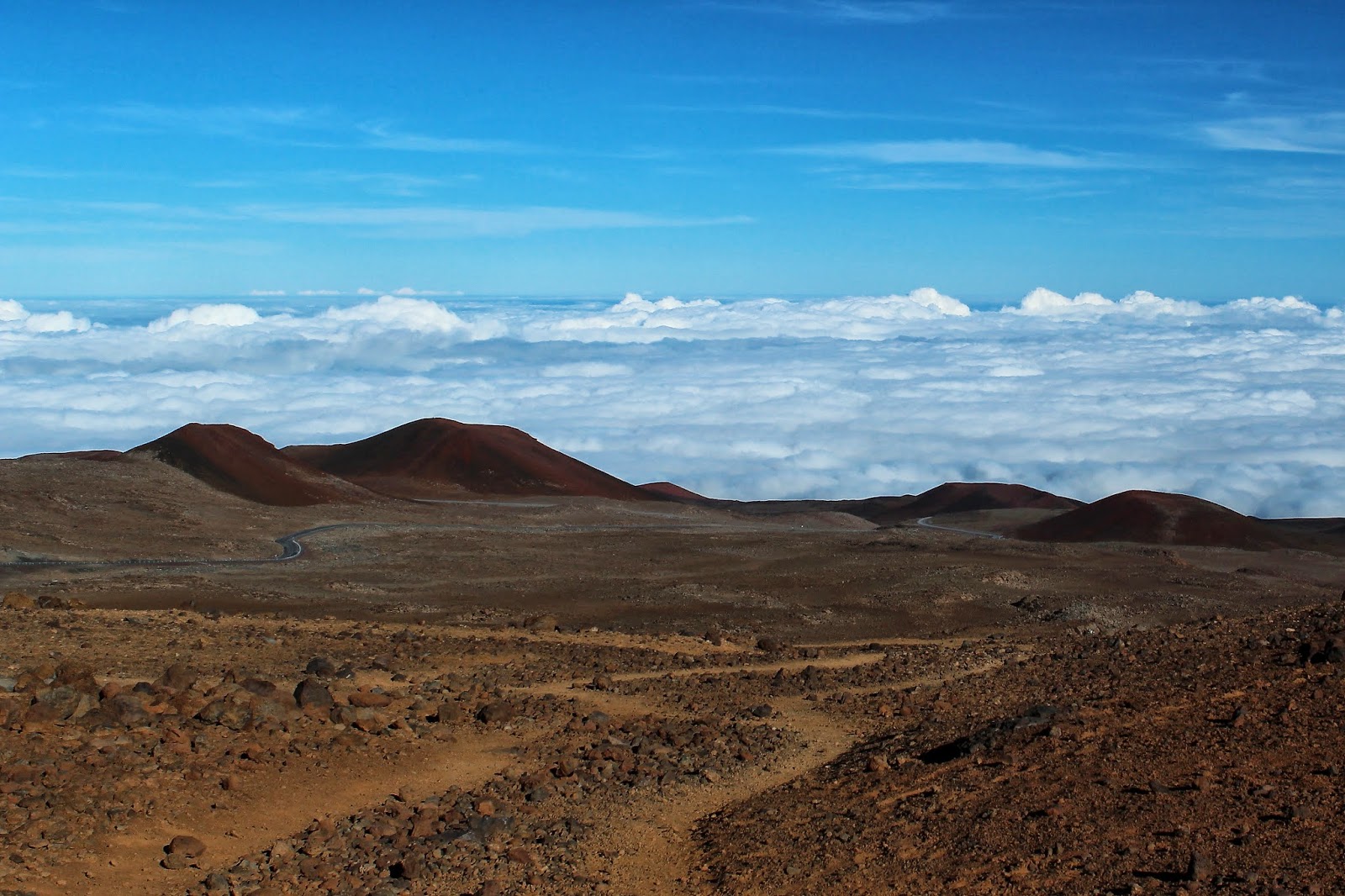 Hawai'i Topher Conquering Mauna Kea Volcano Summit...