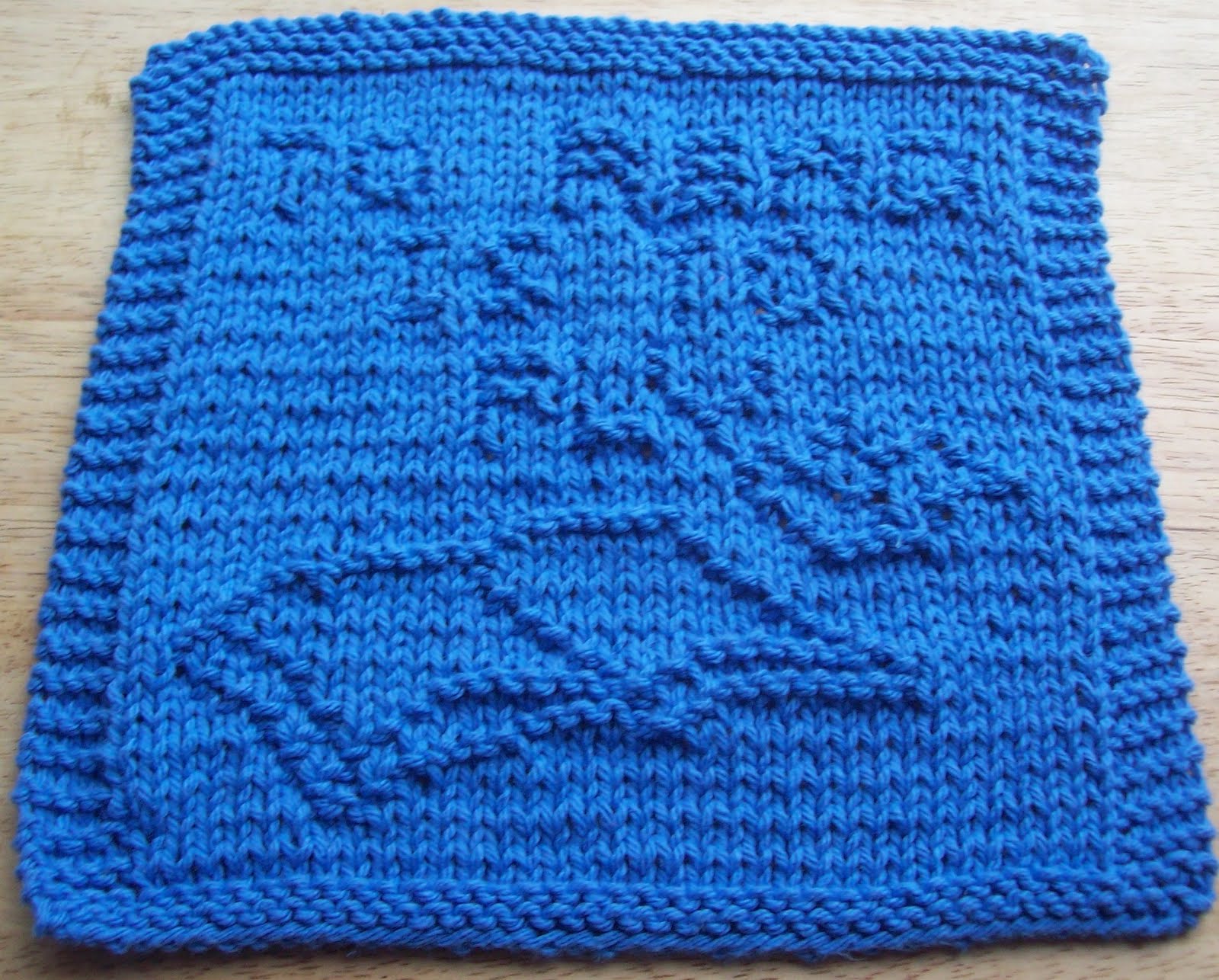 DigKnitty Designs: To Read is To Fly Knit Dishcloth Pattern