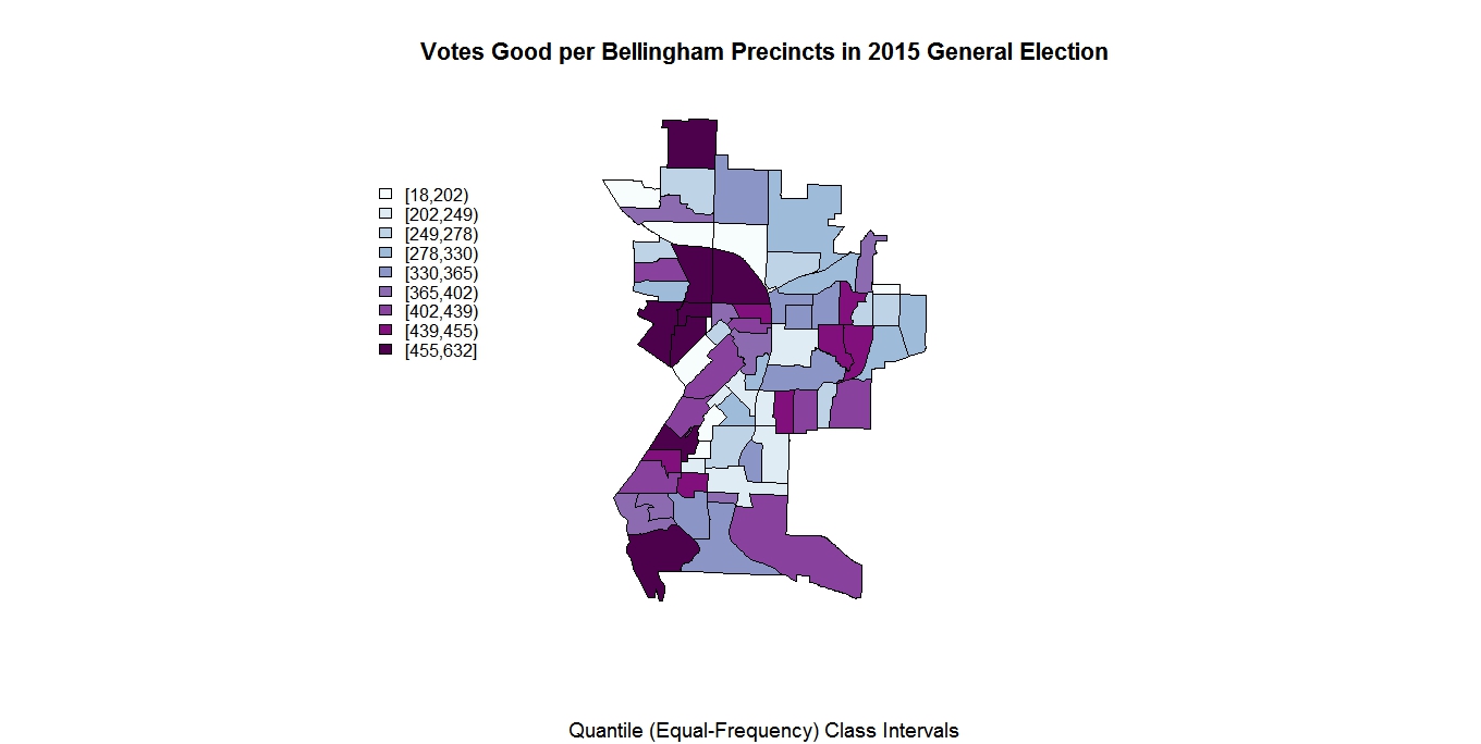 Bellingham Politics and Economics GIS based precinct maps Ballots