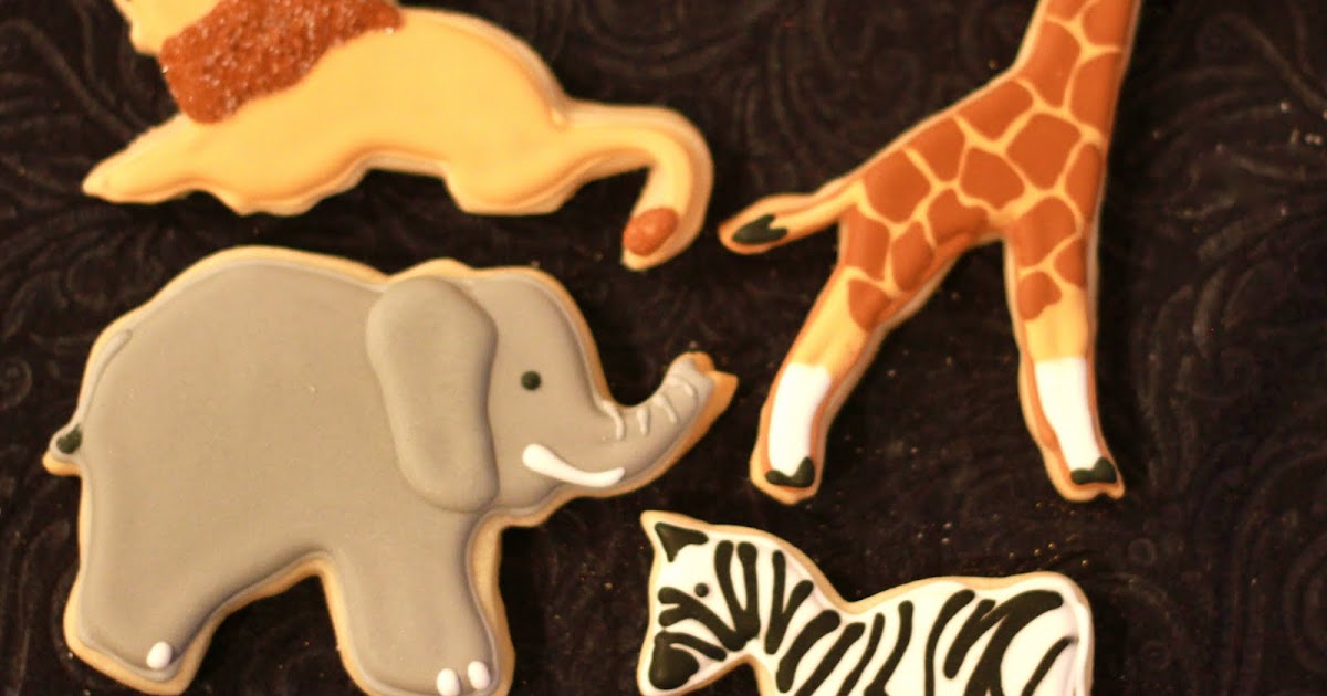 Exquisite Cookies Zoo Animal Cookies