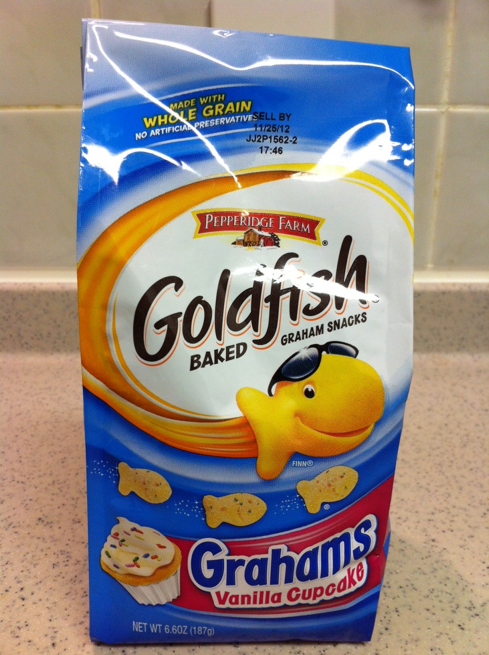 Goldfish Grahams Vanilla Cupcake I'm Made of Sugar! Chihiro's food blog