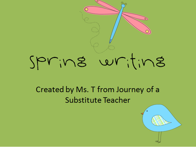 Spring Break and Friday Freebie! - Journey of a Substitute Teacher