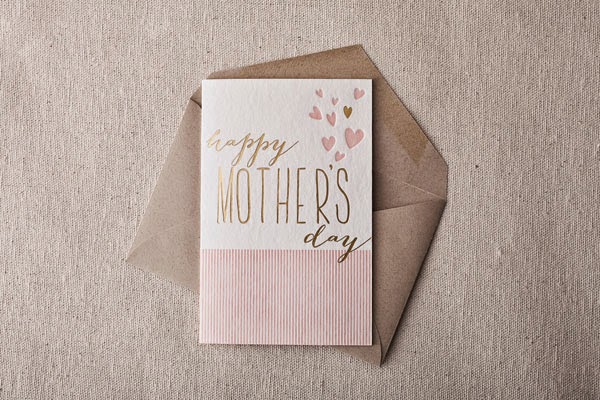 letterpress mothers day card ideas