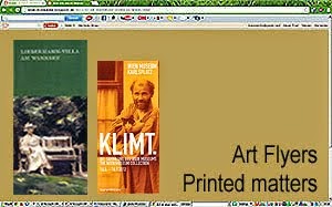 Art flyers + Printed matters