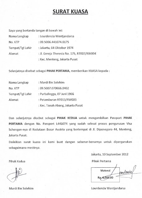 Contoh Surat Kuasa Pengambilan Ijazah Di Pt Contoh Surat Terbaru