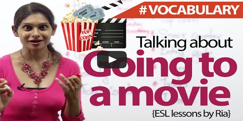 Movie Vocabulary words Movie Vocabulary