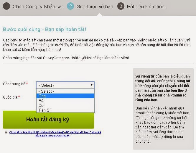 và cách kiếm tiền online từ hình thức khảo sát trực tuyến Hay Nóng Nhất