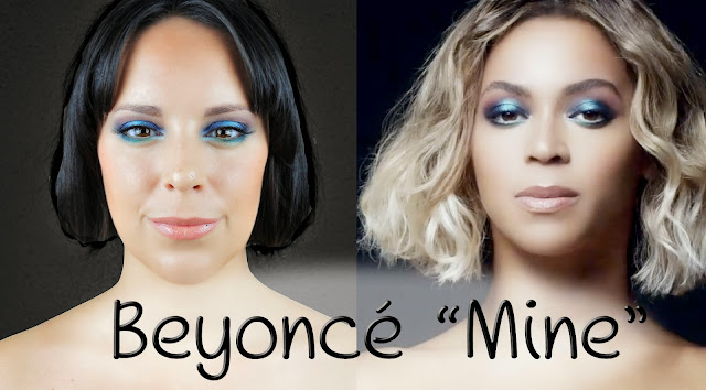 Maquillaje Beyoncé vídeo Mine, Beyoncé Mine video makeup look