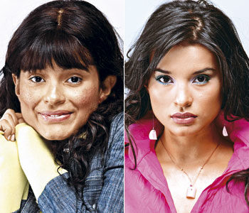 oh~~ saya sangat suka tengok telenovela ni. *paling suka*. yang kiri ...