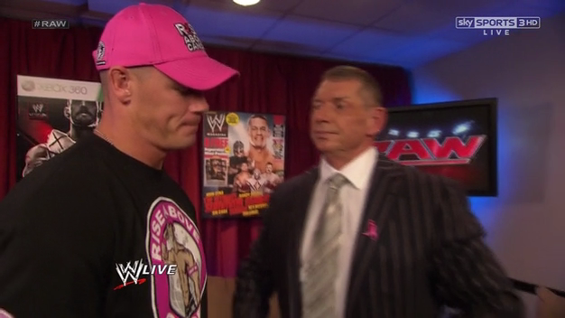 John Cena and Vince McMahon discuss about CM Punk