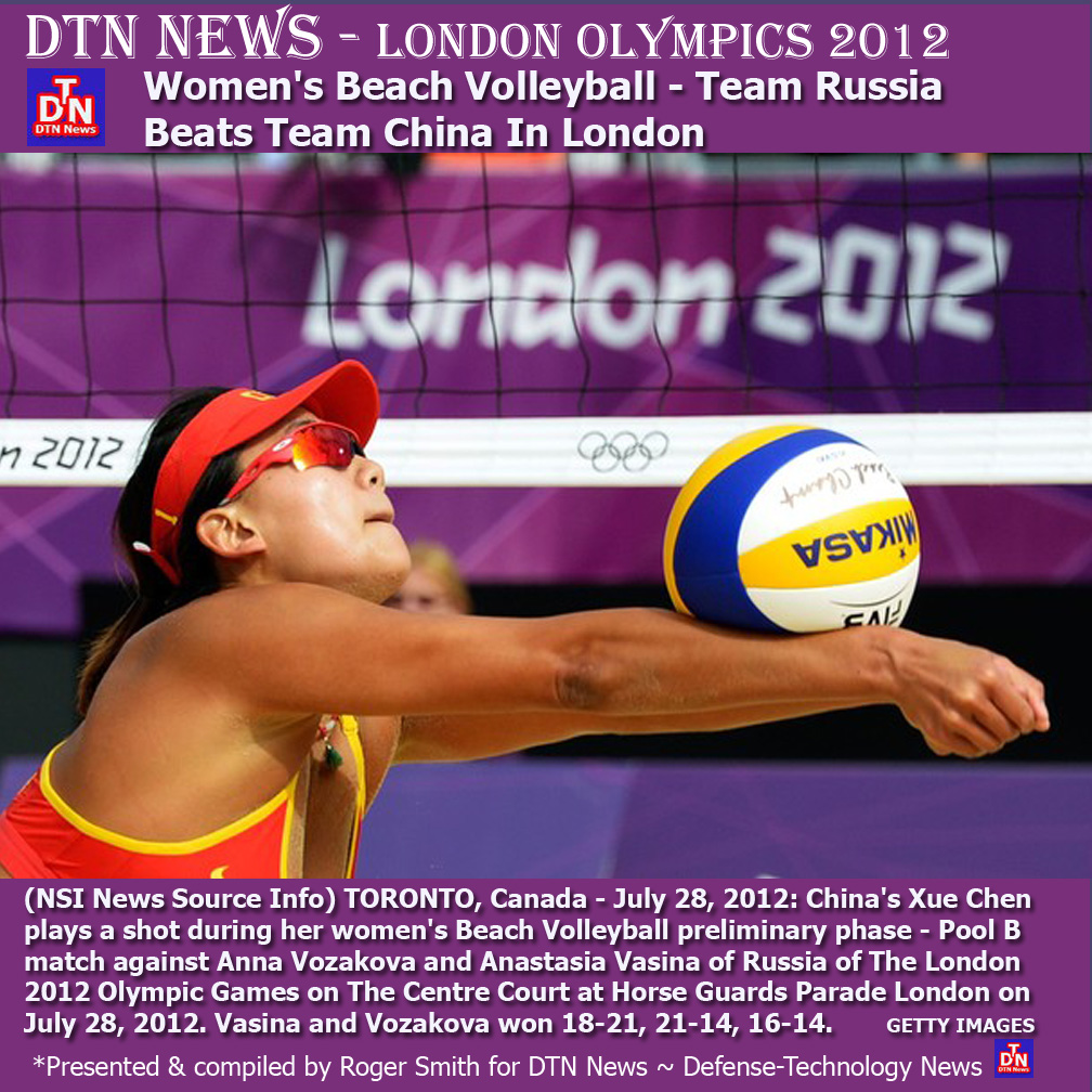 Pictures of The Day DTN News LONDON OLYMPICS 2012 Women's Beach Volleyball Team Russia